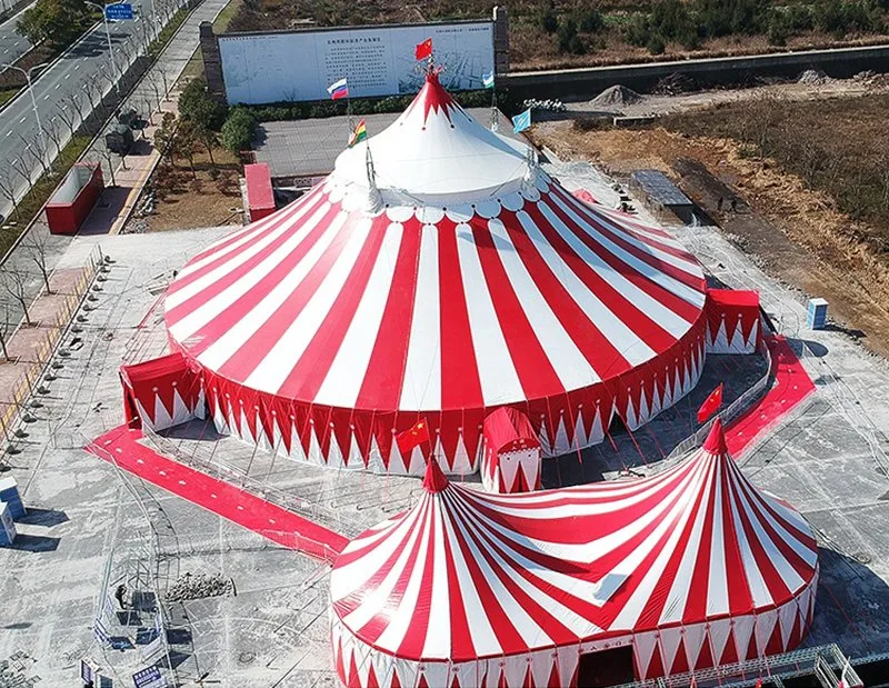 30m Big Outdoor Polygon Frame PVC Coated Tent for Circus Park