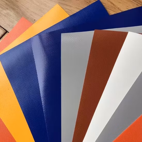 500d 600d 1000d poliéster laminado revestido à prova d'água lona de PVC para tendas