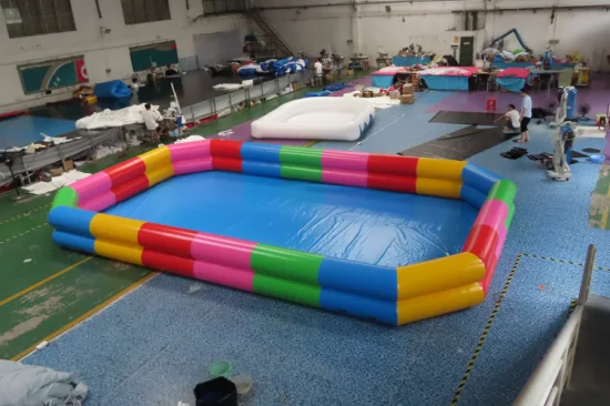 Piscina inflável de PVC de grau comercial 6X6m piscina inflável para venda