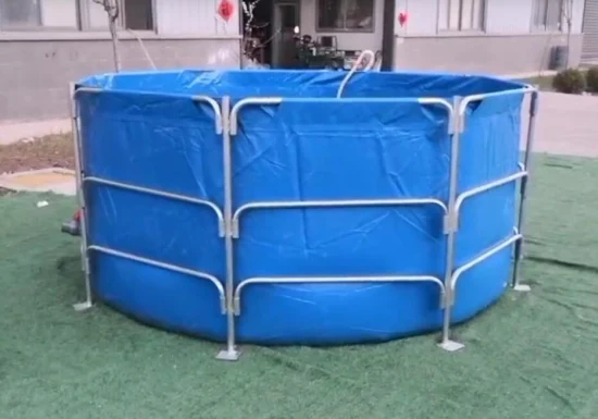 10000 litros 3 m de diâmetro * 1,4 m de altura lona de PVC dobrável à prova d'água Aquário para peixes